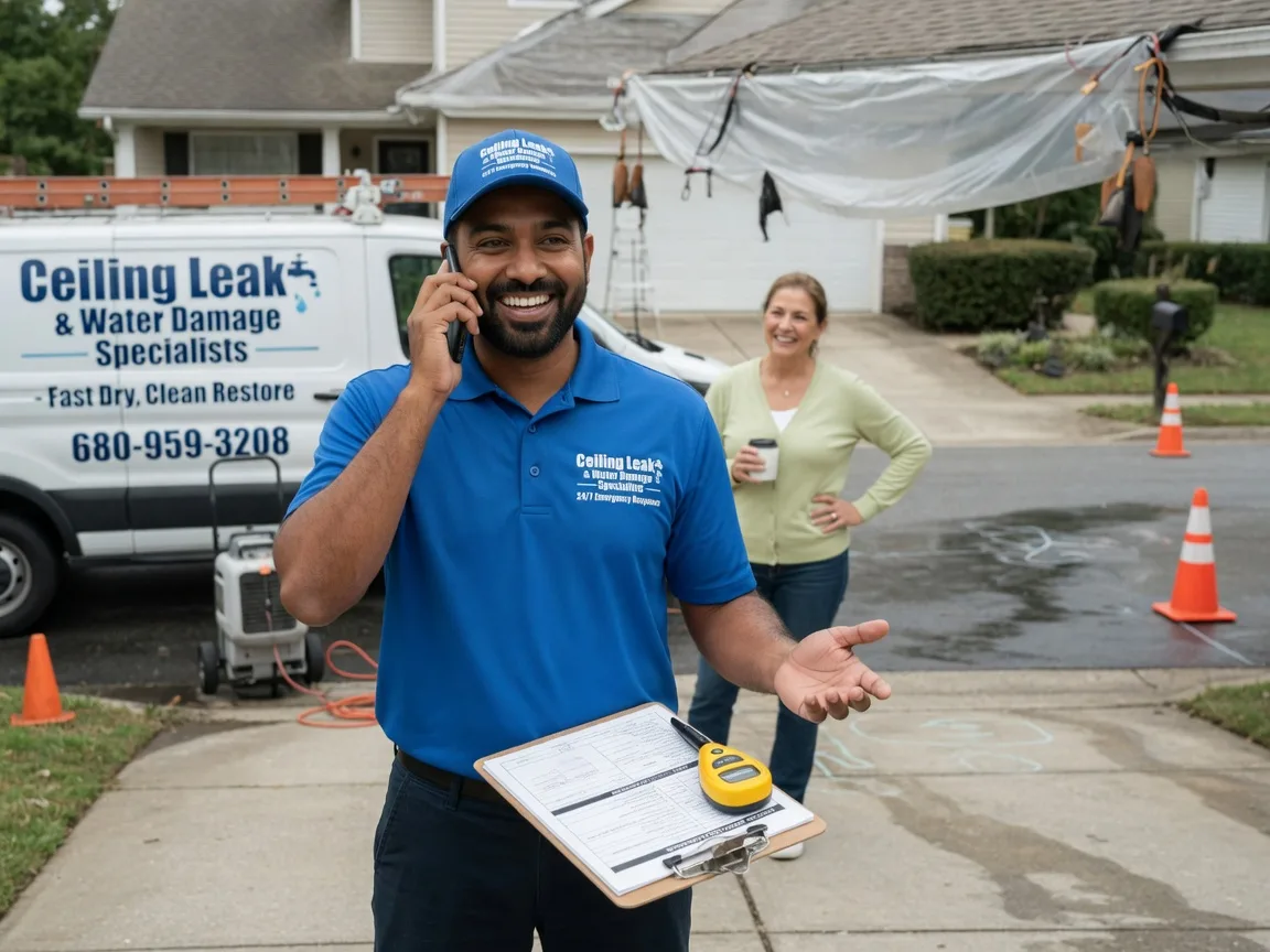 Ceiling Leak Cleanup Saraland, AL FAQs